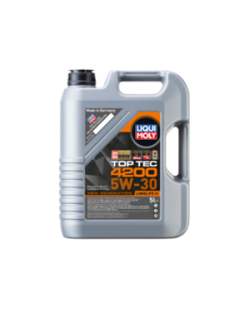 LIQUI MOLY Top Tec 4200 5W30 Engine Oil Longlife III – Mercedes-Benz, BMW, Porsche, Volkswagen and Audi Approvals – Last for 10,000km